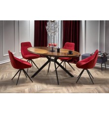 Cтол LOCARNO (170/90) (ореховый/черный)