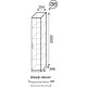 Шкаф-пенал Люмен 6