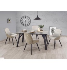 Cтол HALIFAX (160) (серо-черный)