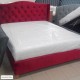 Кровать ASPEN VELVET (бордовый) (160*200), с основанием