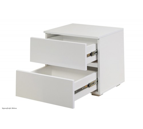 Тумба прикроватная Линда 4 (белый снег)