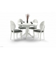 Стол раздвижной  WILLIAM (90--124) (белый)