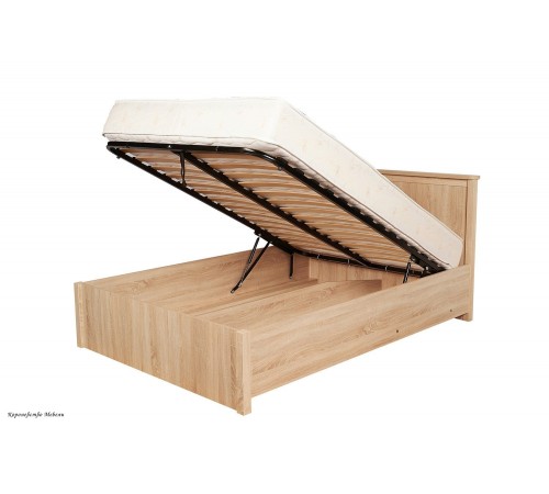 Кровать Sherlock, с подъёмным механизмом (дуб сонома)