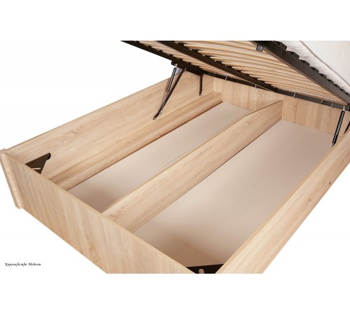 Кровать Sherlock, с подъёмным механизмом (дуб сонома)