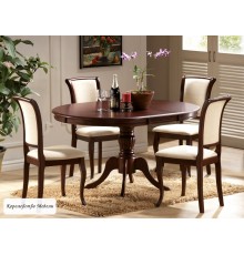 Стол  раскладной  OLIVIA (105--140) (т.орех)