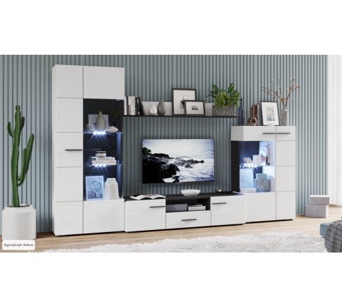 Гостиная Невада (белый глянец / морское дерево)