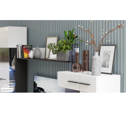 Гостиная Невада (белый глянец / морское дерево)