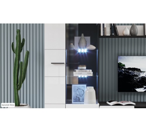 Гостиная Невада (белый глянец / морское дерево)