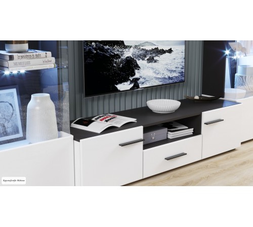 Гостиная Невада (белый глянец / морское дерево)