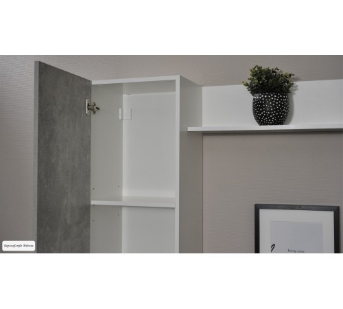 Гостиная ﻿НЕО (белый жемчуг/ ателье светлый)