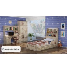 Кровать Квест 5 (90*190) с ящиками, с основанием