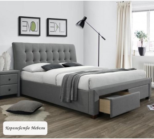 Кровать  PERCY (160*200) c ящиками