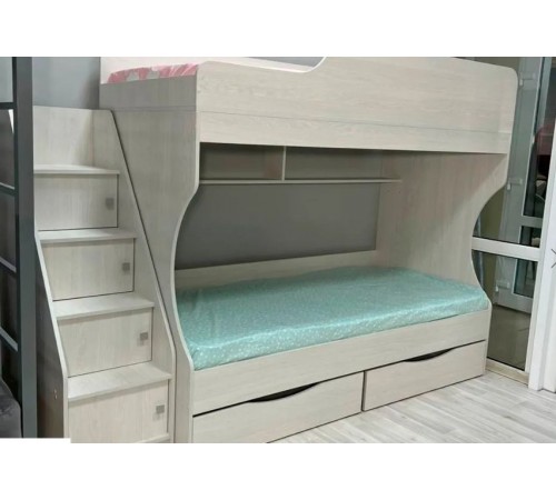 Кровать двухъярусная Каприз 22 (80*180), без рисунка