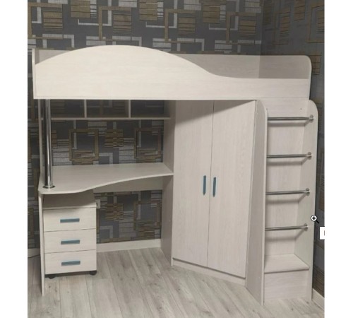 Двухъярусная кровать Каприз-2 (80х180),без рисунка, без тумбы